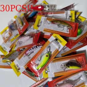 Lot 30 pcs Kinds of Fish Fishing Lures Crankbaits Hooks Minnow Baits Tackle Lot 30 pcs Kinds of Fish Fishing Lures Crankbaits Hooks Minnow Baits Tackle